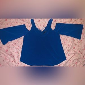 Sweet Wanderer Blue Blouse M